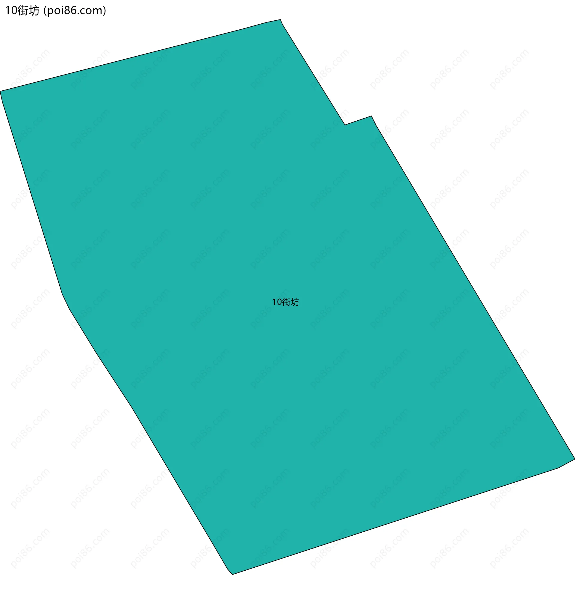 10街坊边界地图