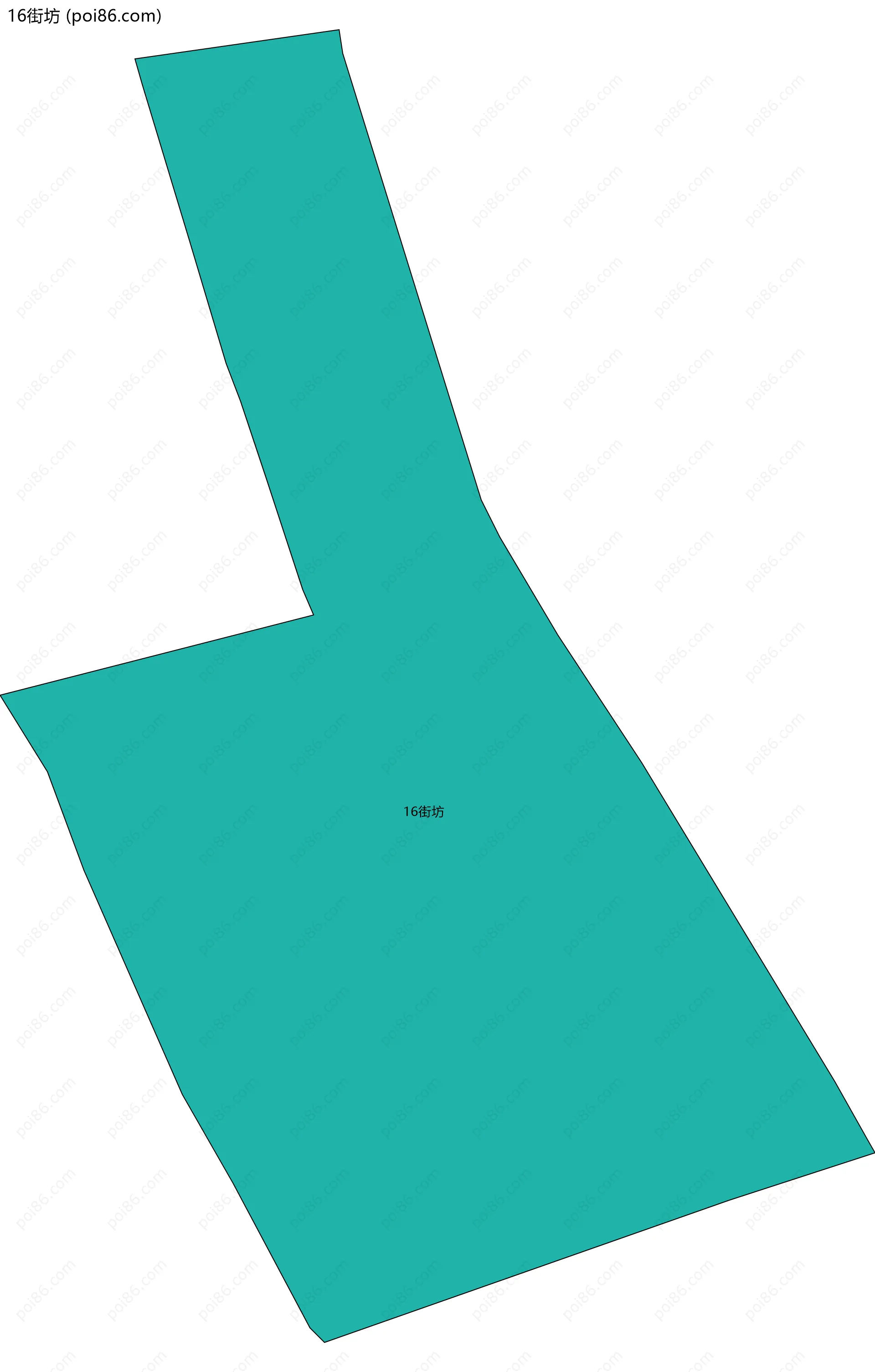 16街坊边界地图