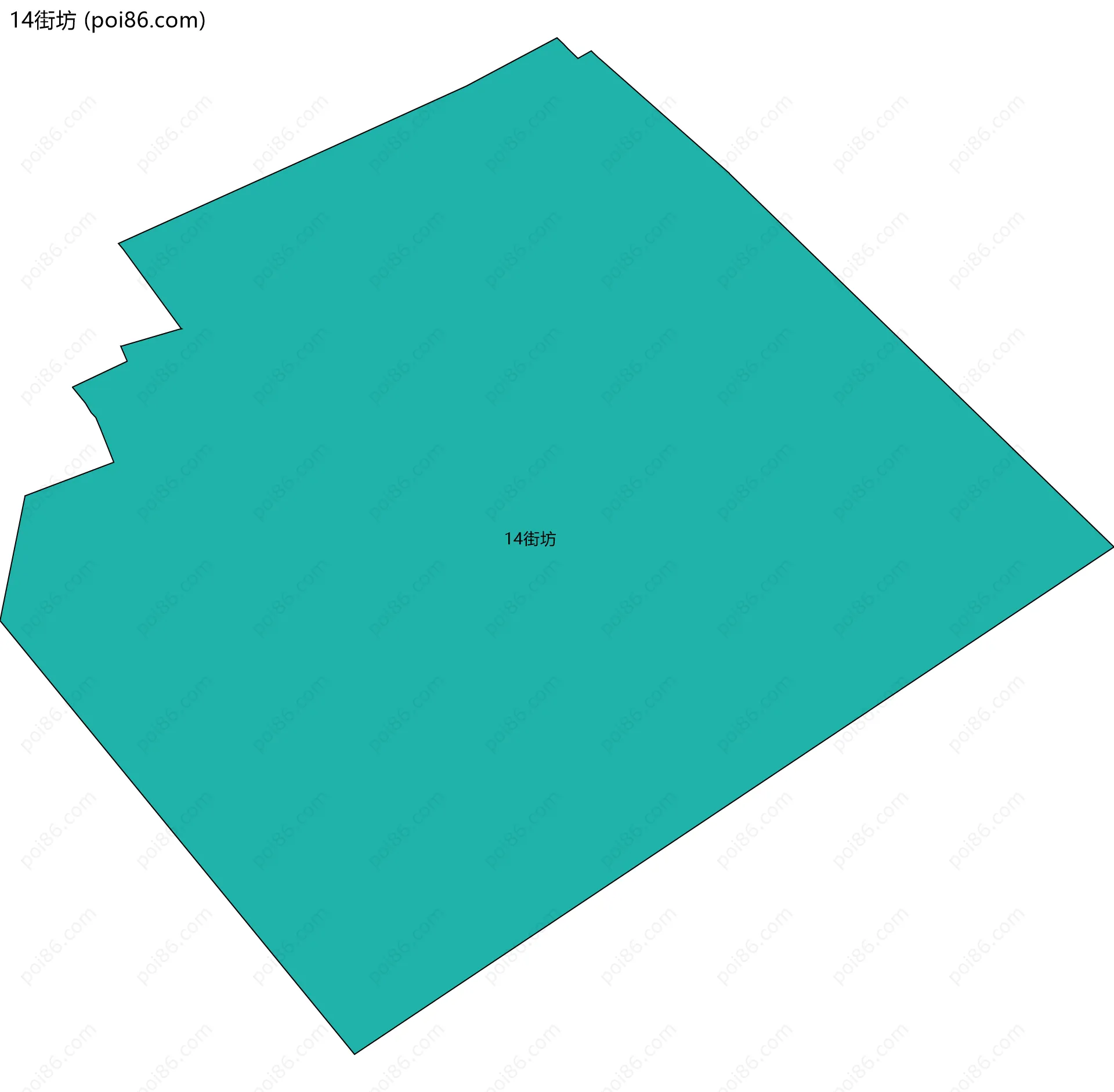 14街坊边界地图