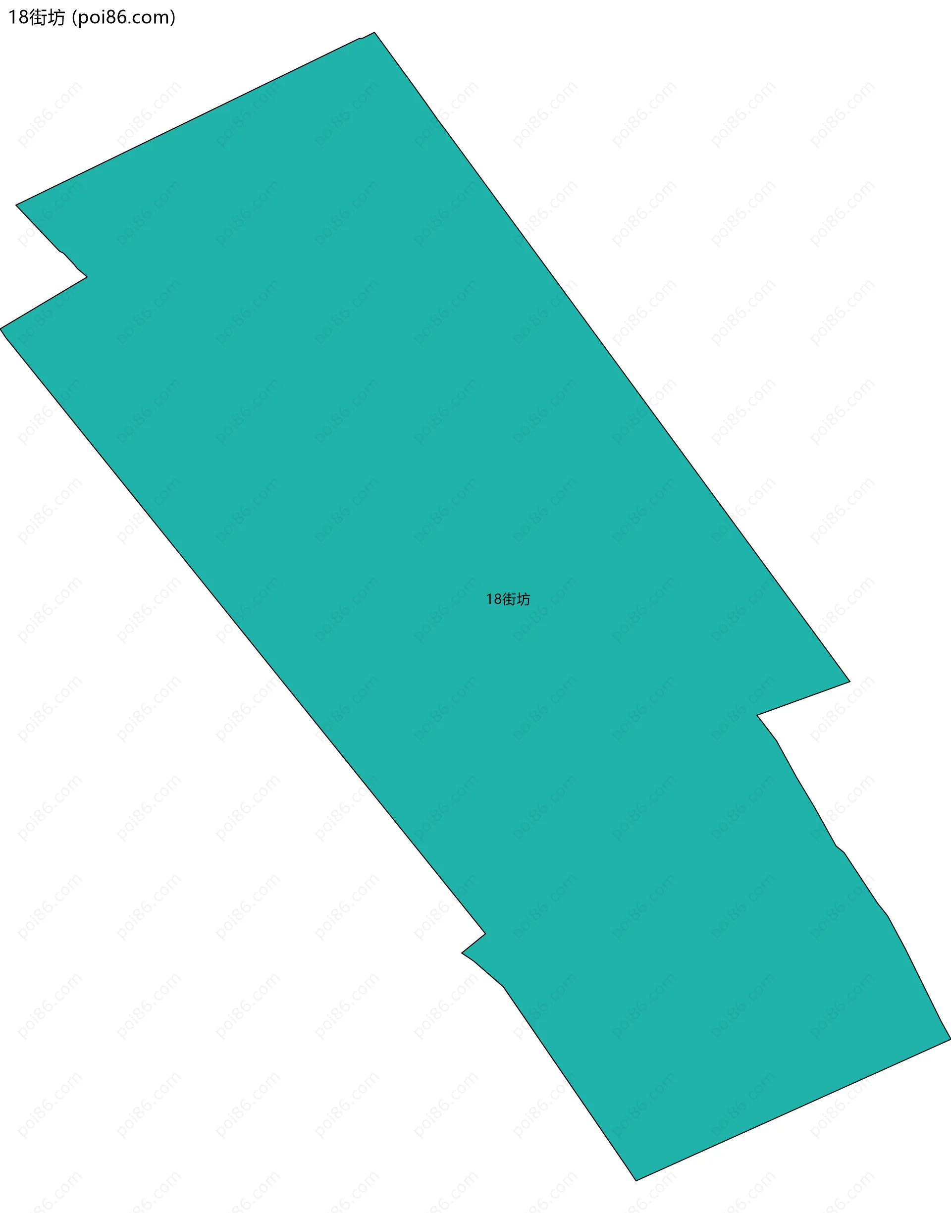 18街坊边界地图