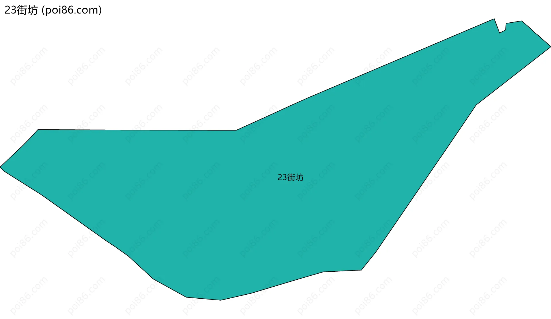 23街坊边界地图