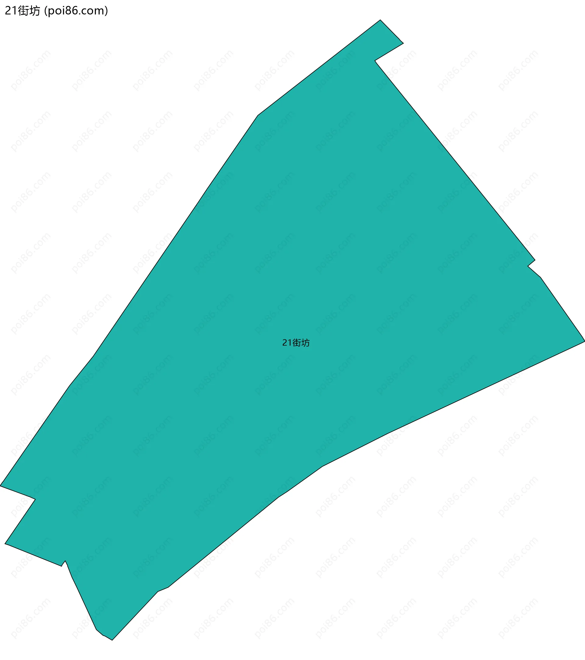 21街坊边界地图