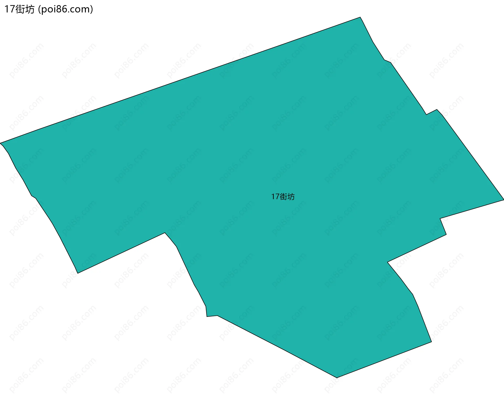 17街坊边界地图