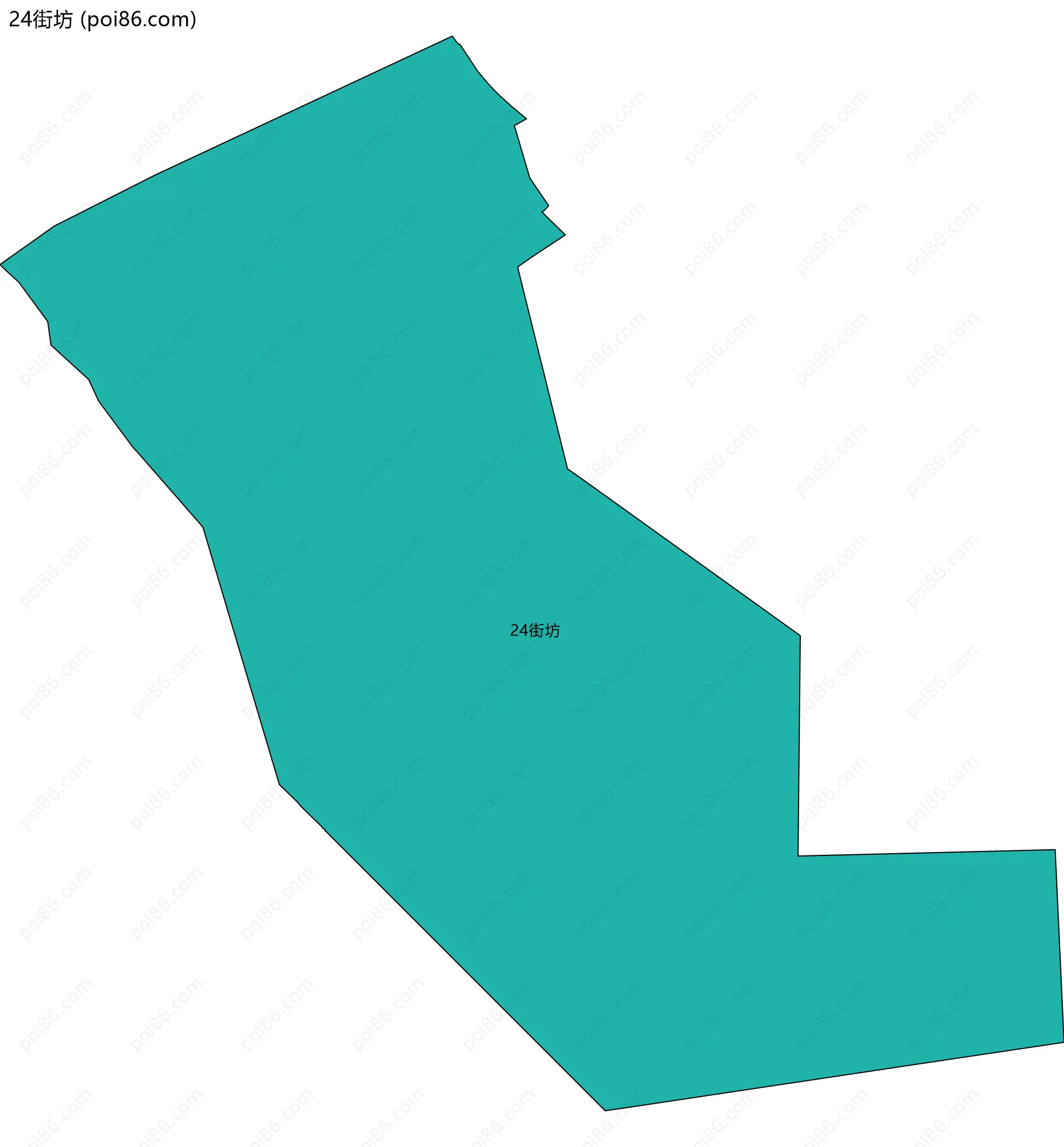 24街坊边界地图