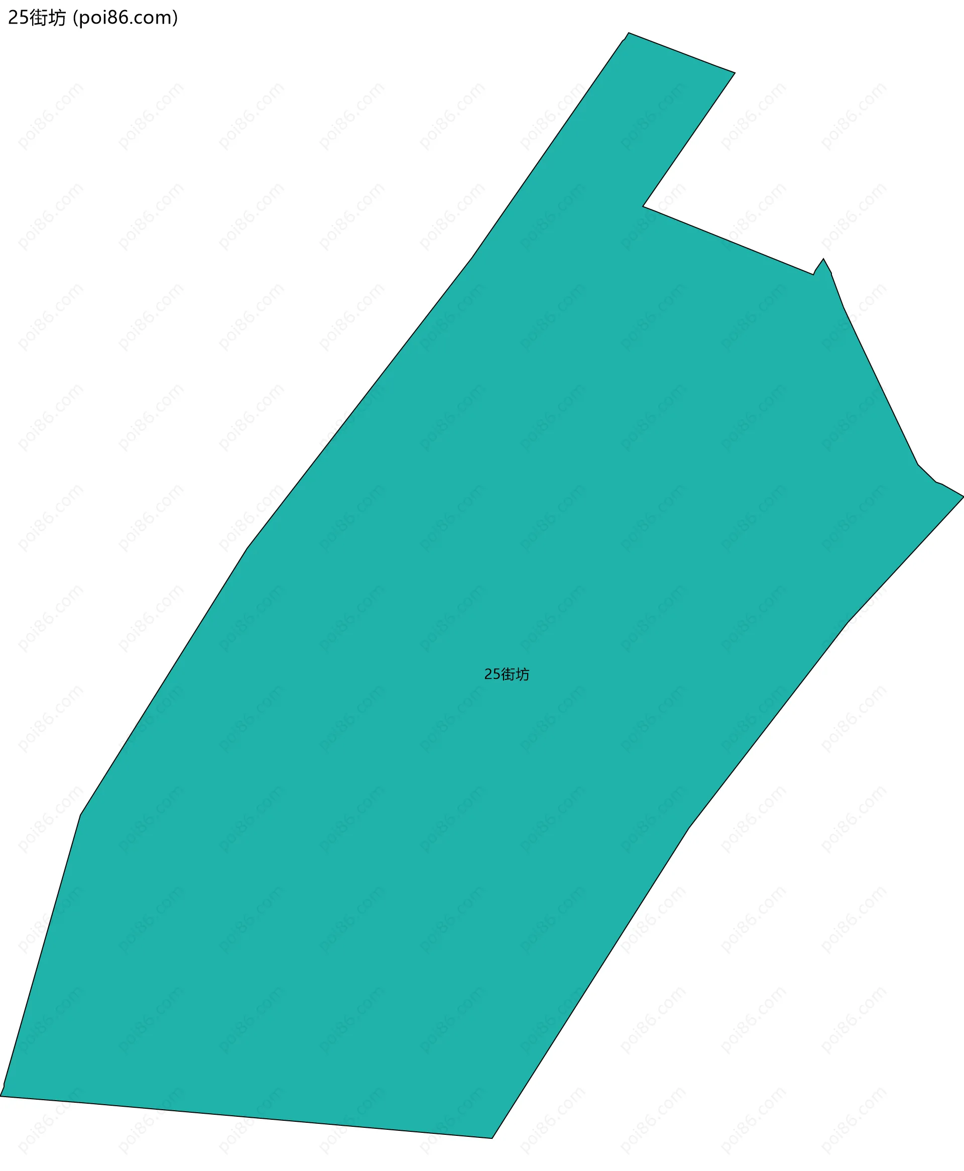 25街坊边界地图