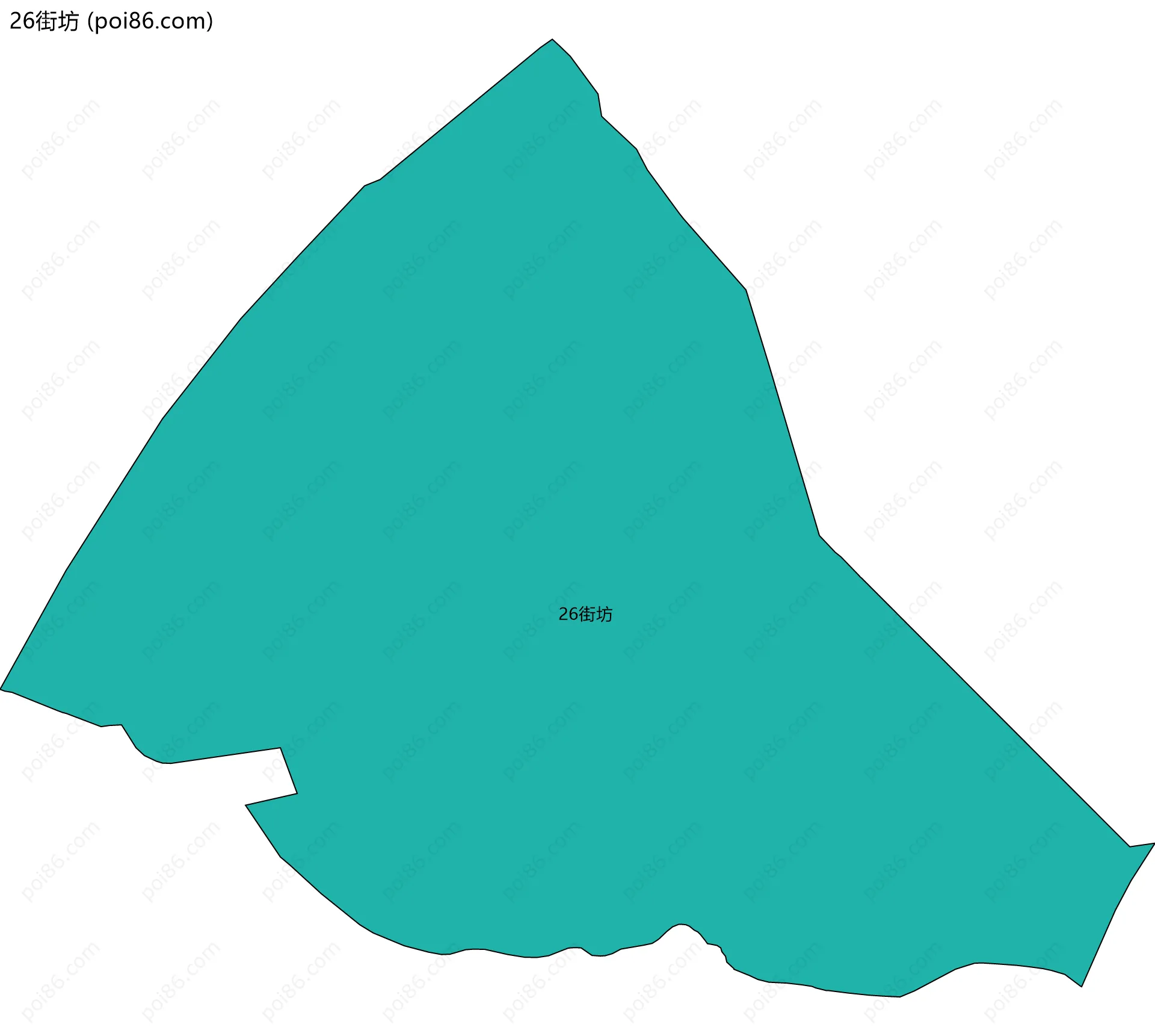 26街坊边界地图