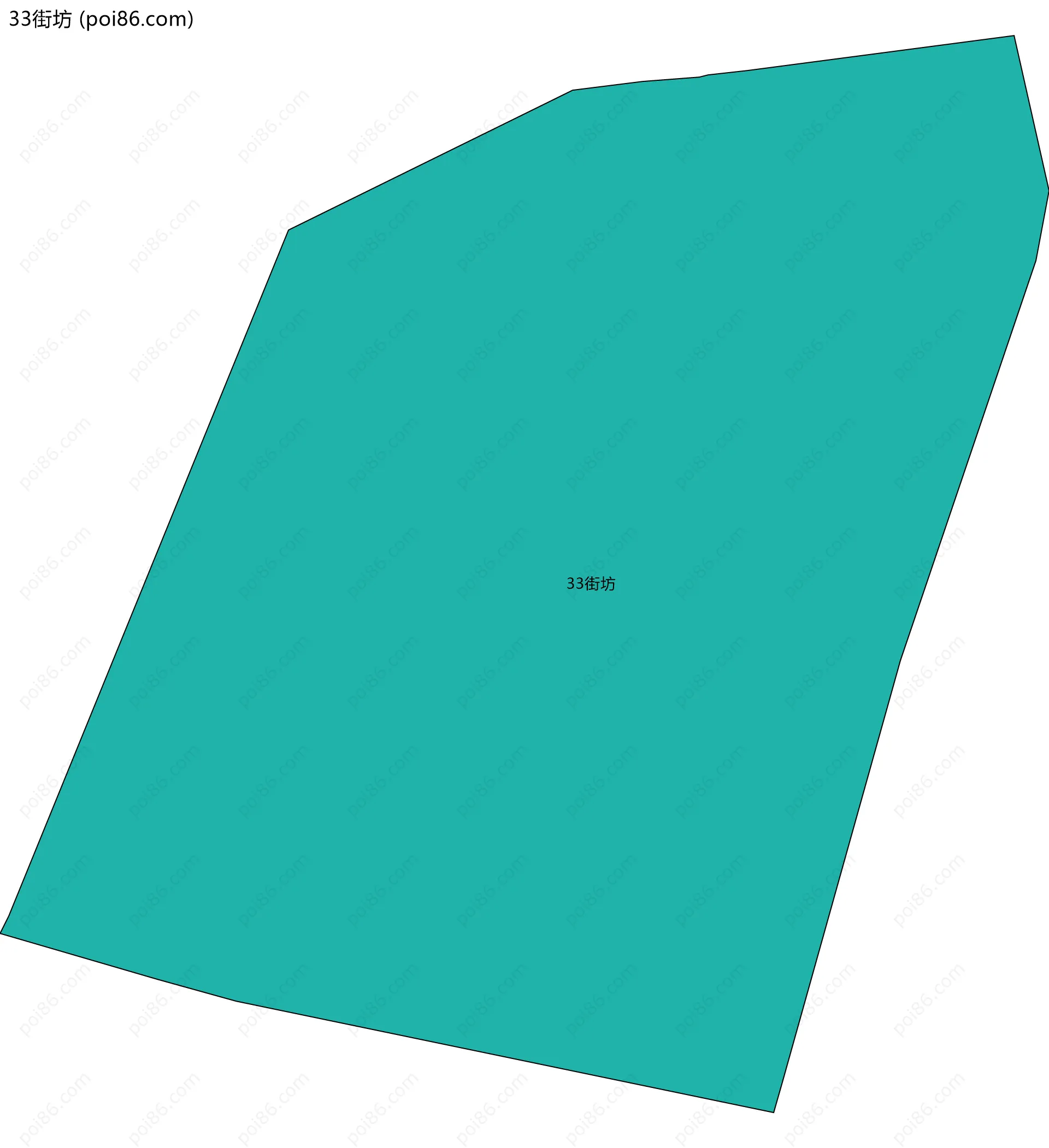 33街坊边界地图