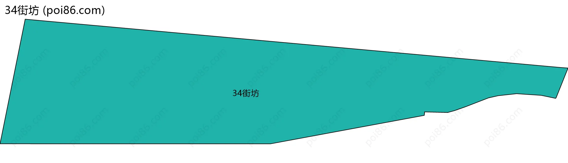 34街坊边界地图