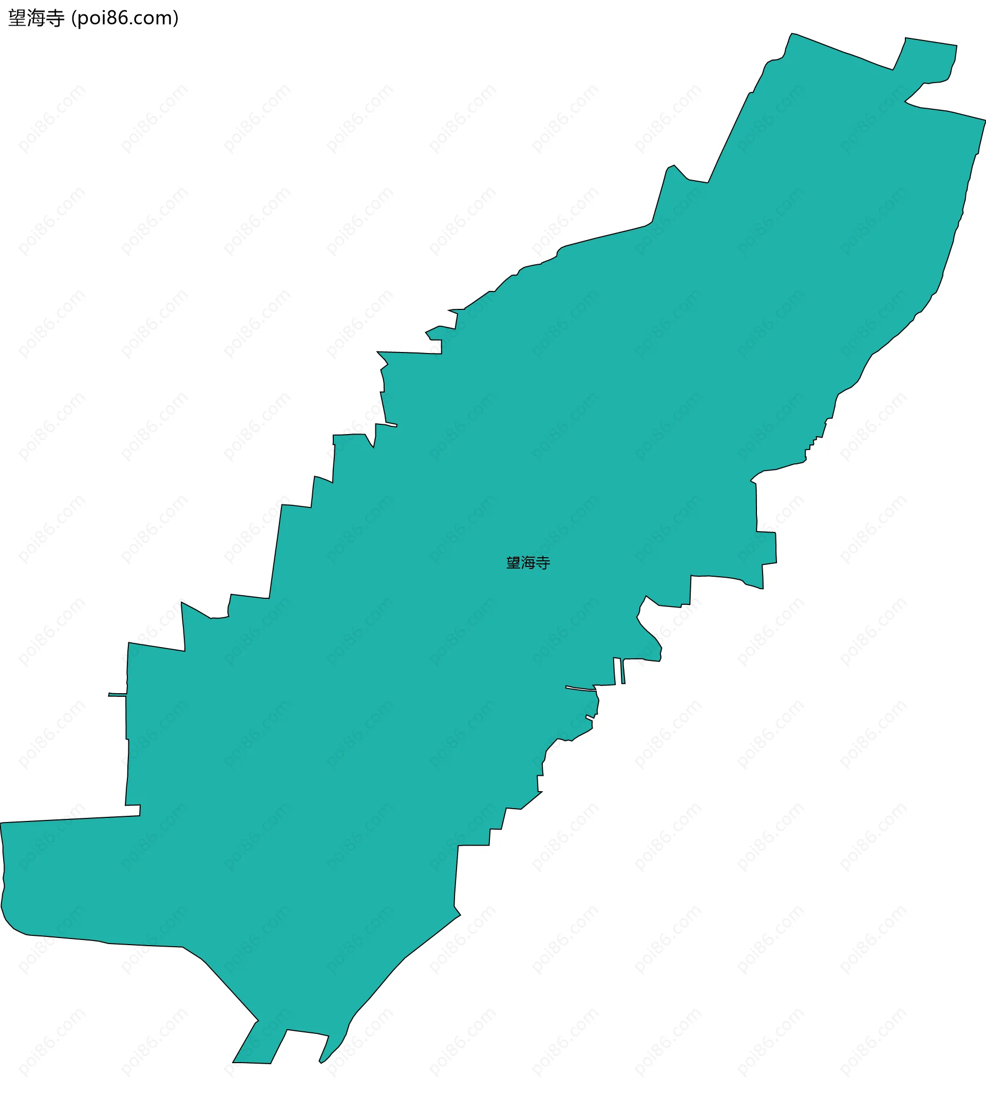 望海寺边界地图