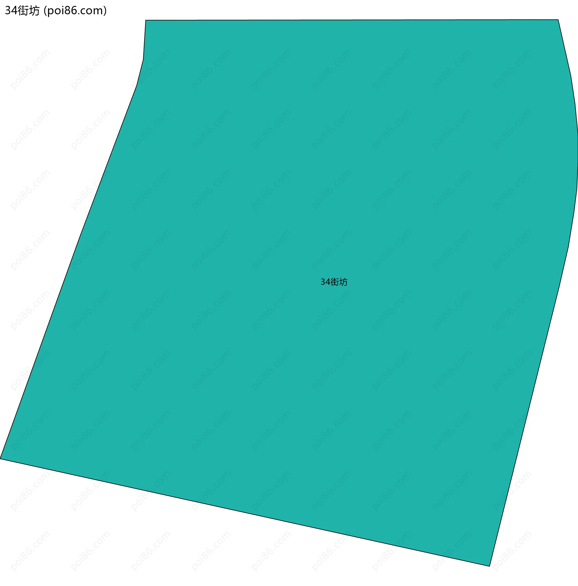 34街坊边界地图