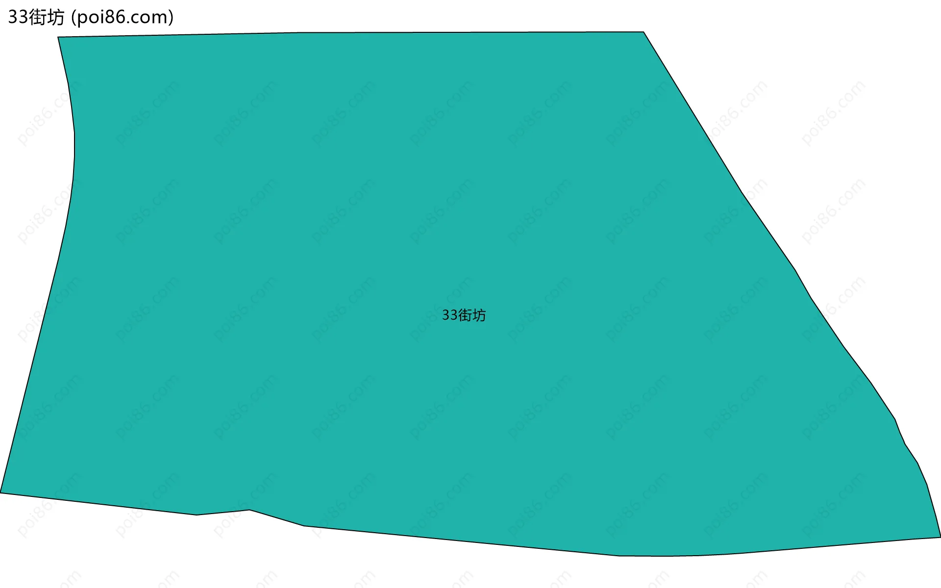 33街坊边界地图