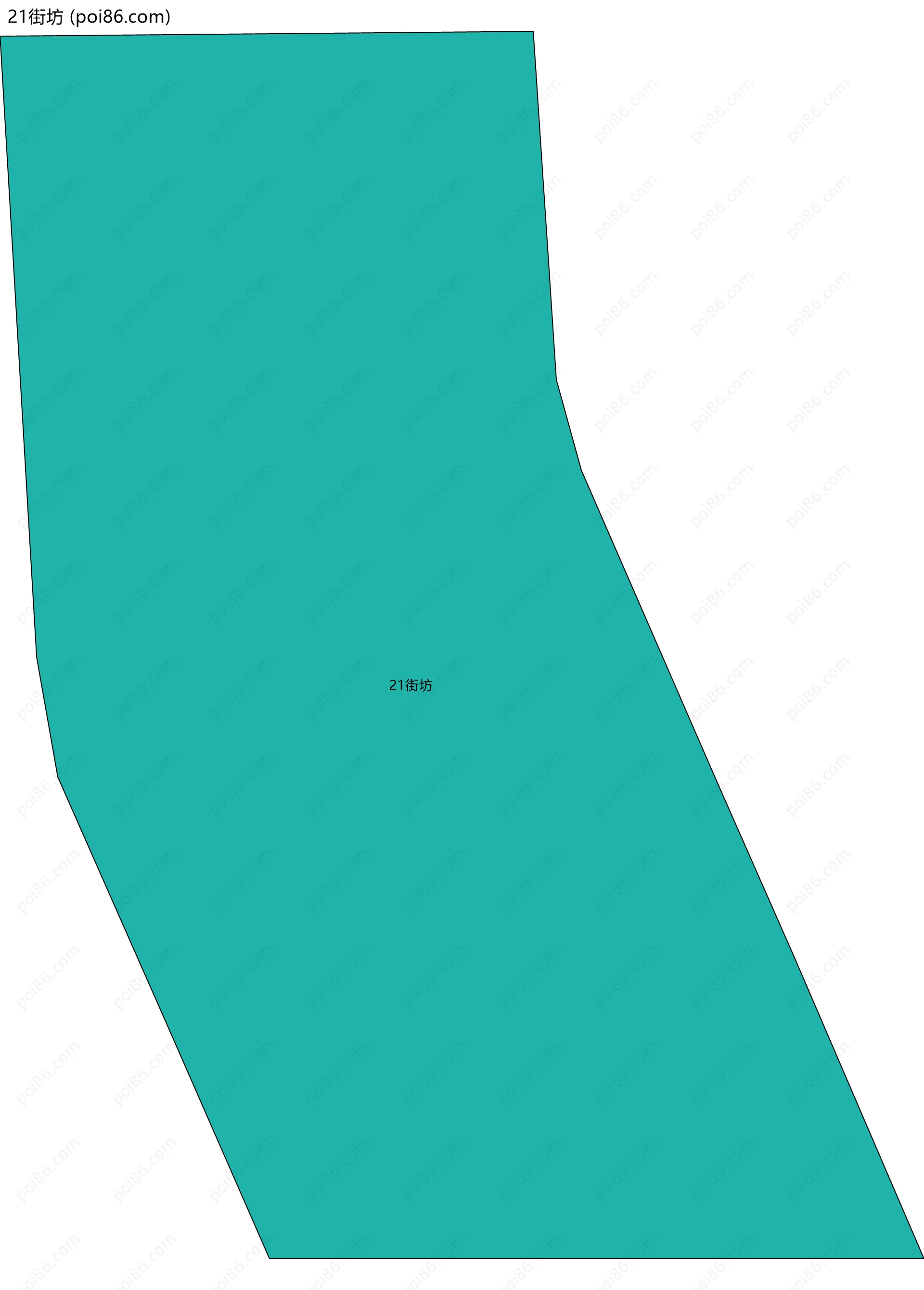 21街坊边界地图