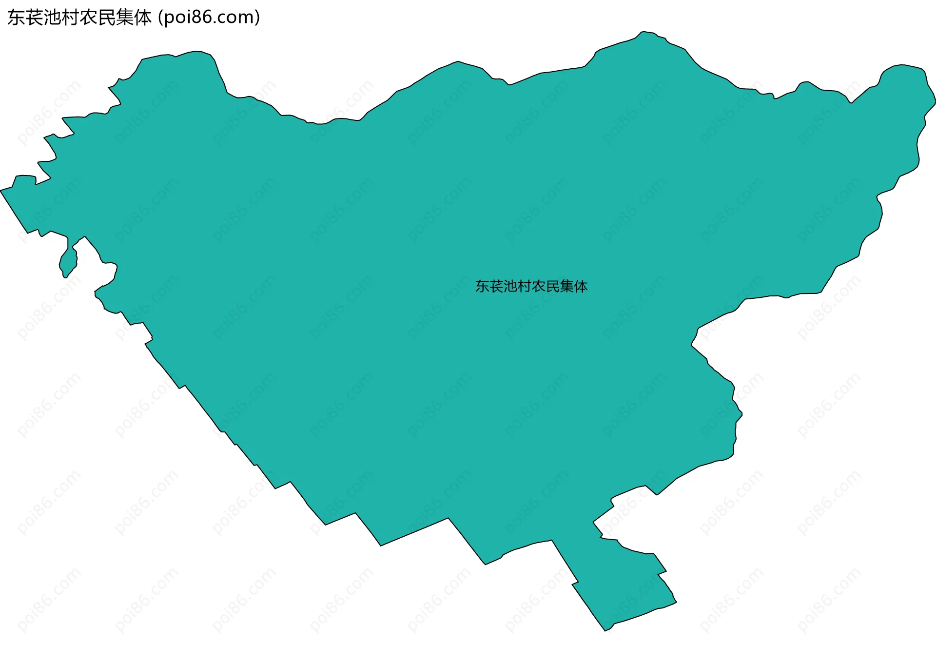东苌池村农民集体边界地图