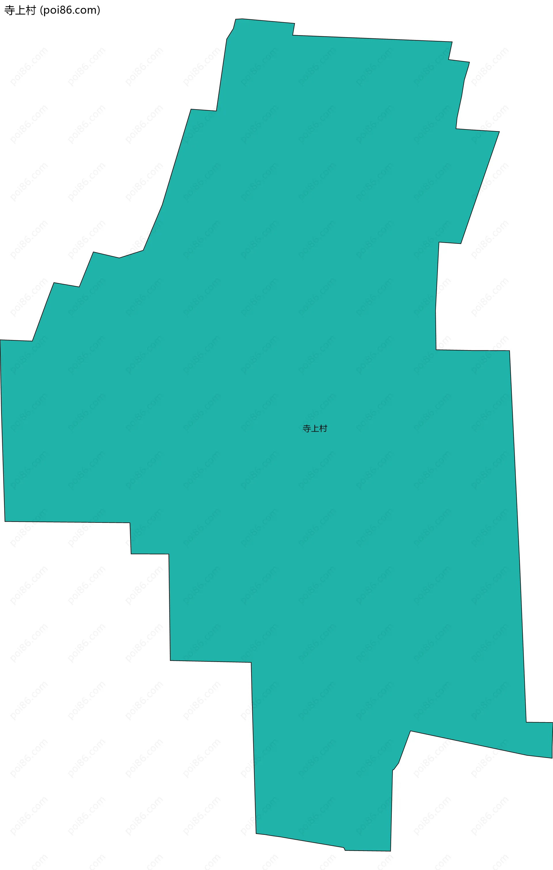 寺上村边界地图