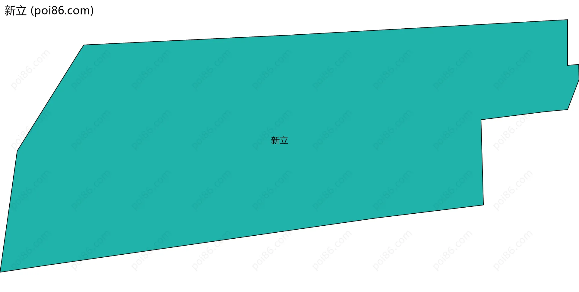 新立边界地图