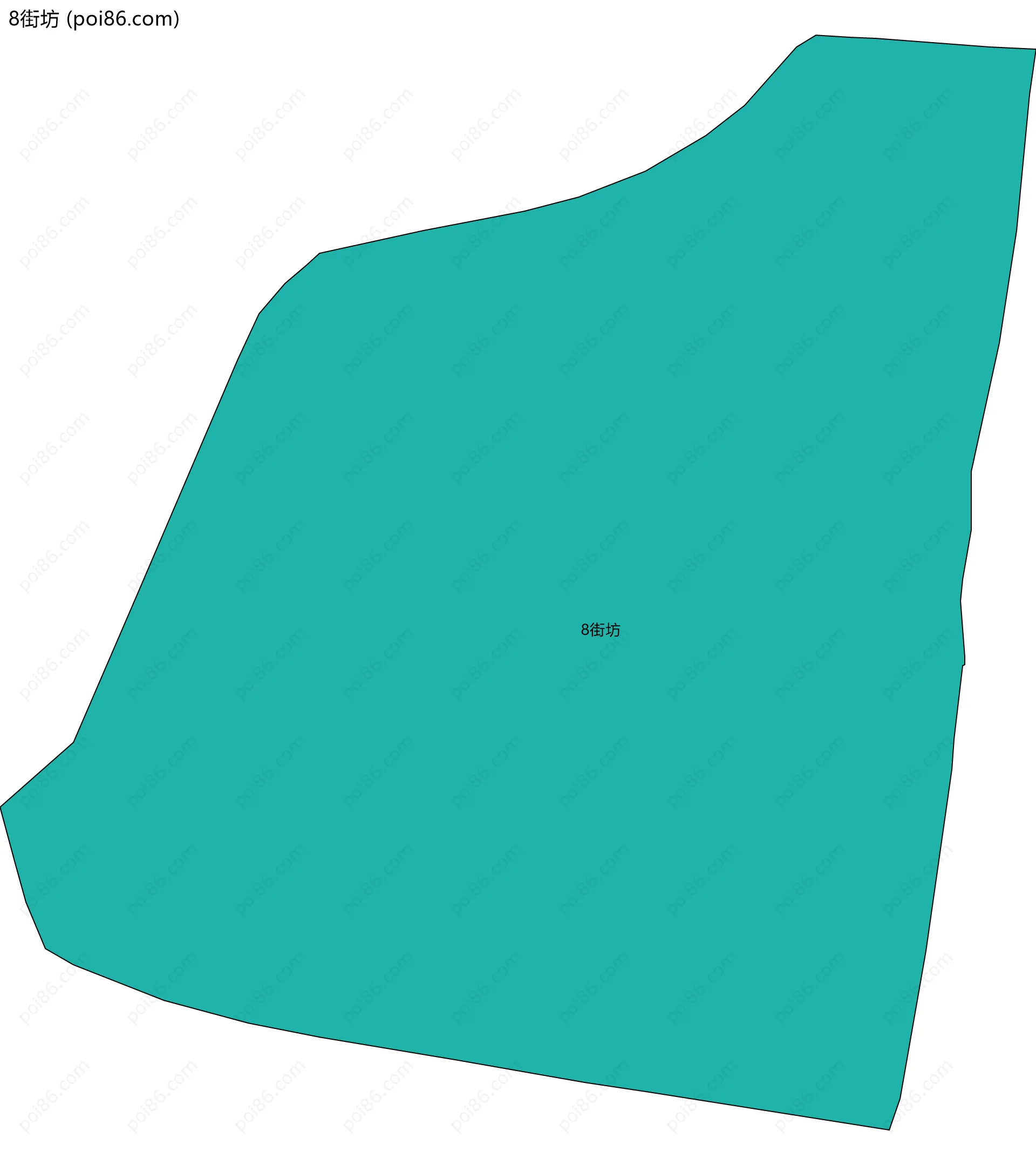 8街坊边界地图