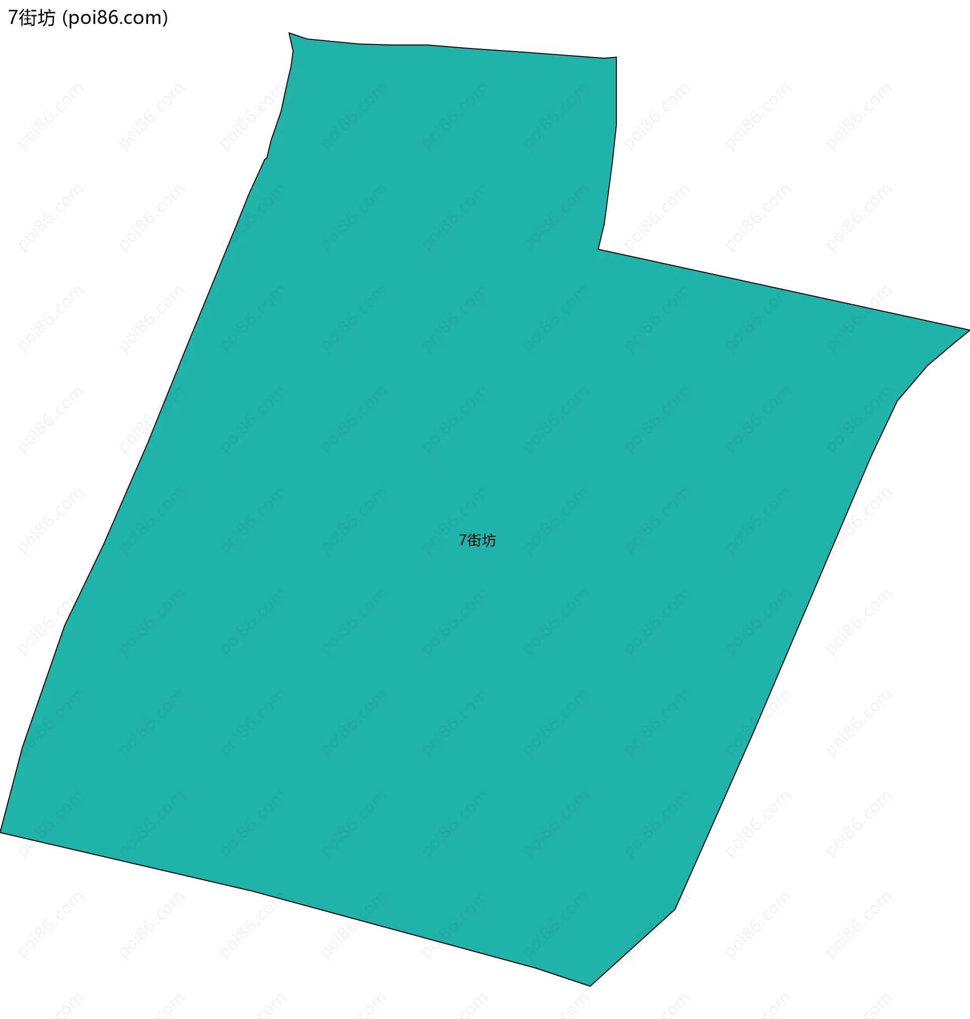 7街坊边界地图