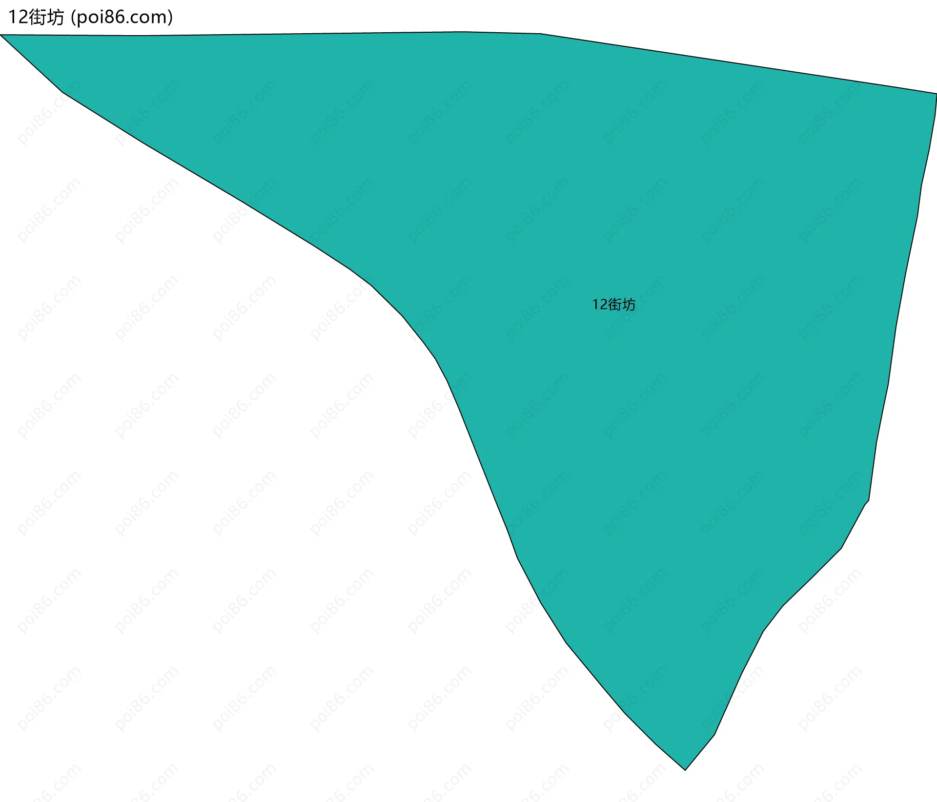 12街坊边界地图