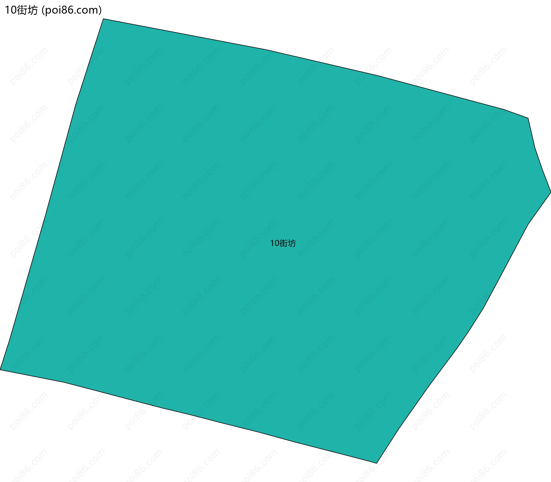 10街坊边界地图