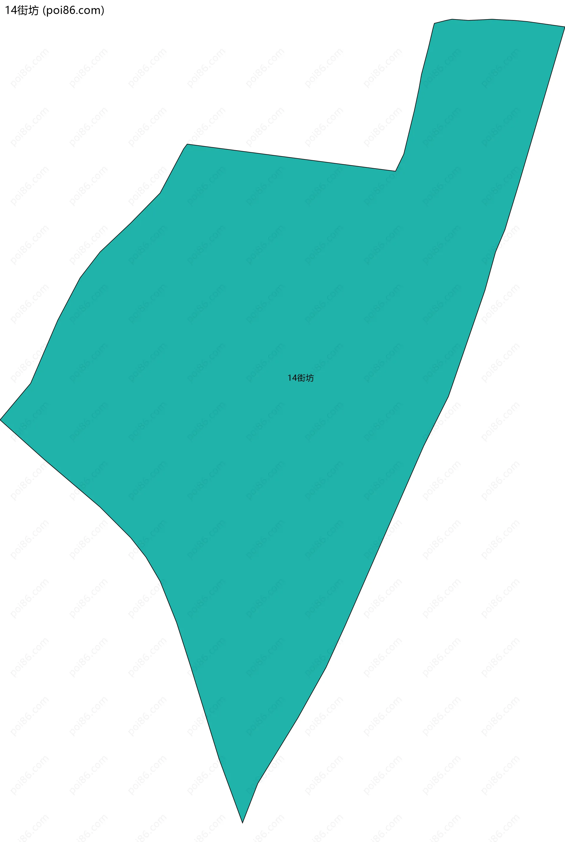 14街坊边界地图