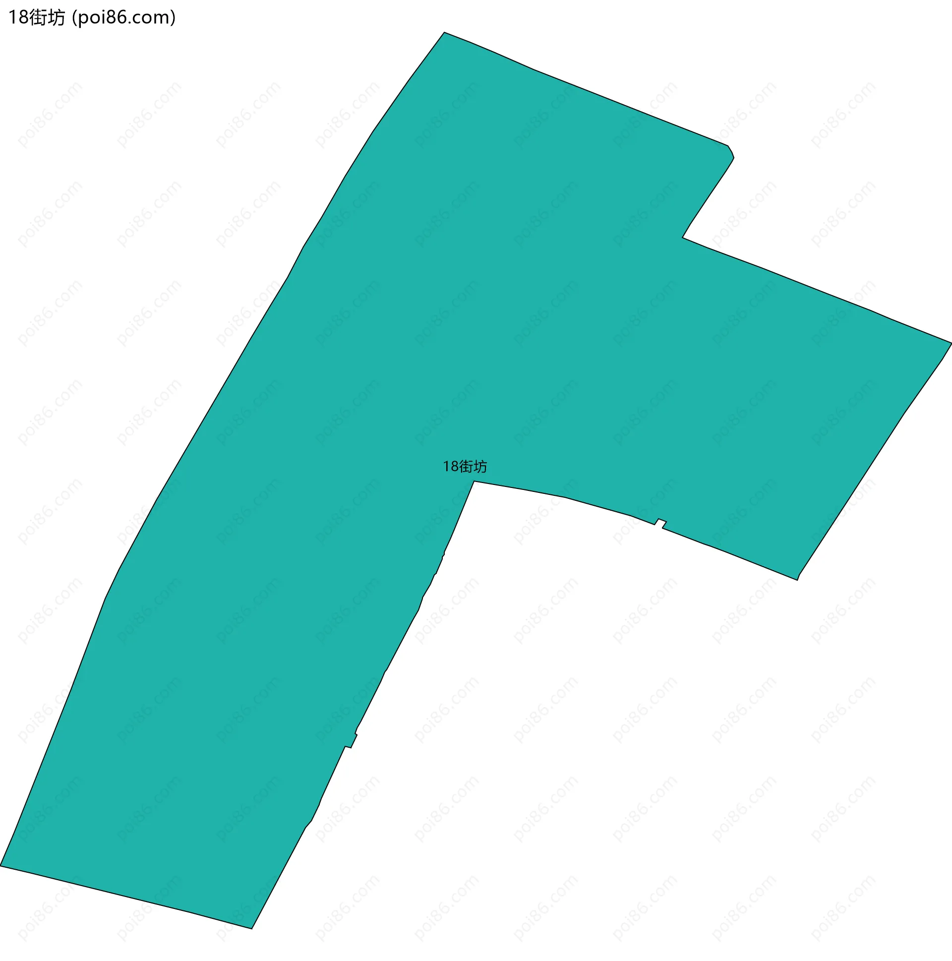 18街坊边界地图