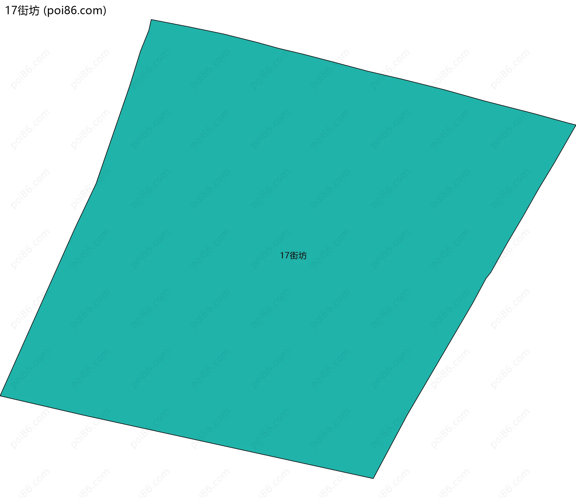 17街坊边界地图