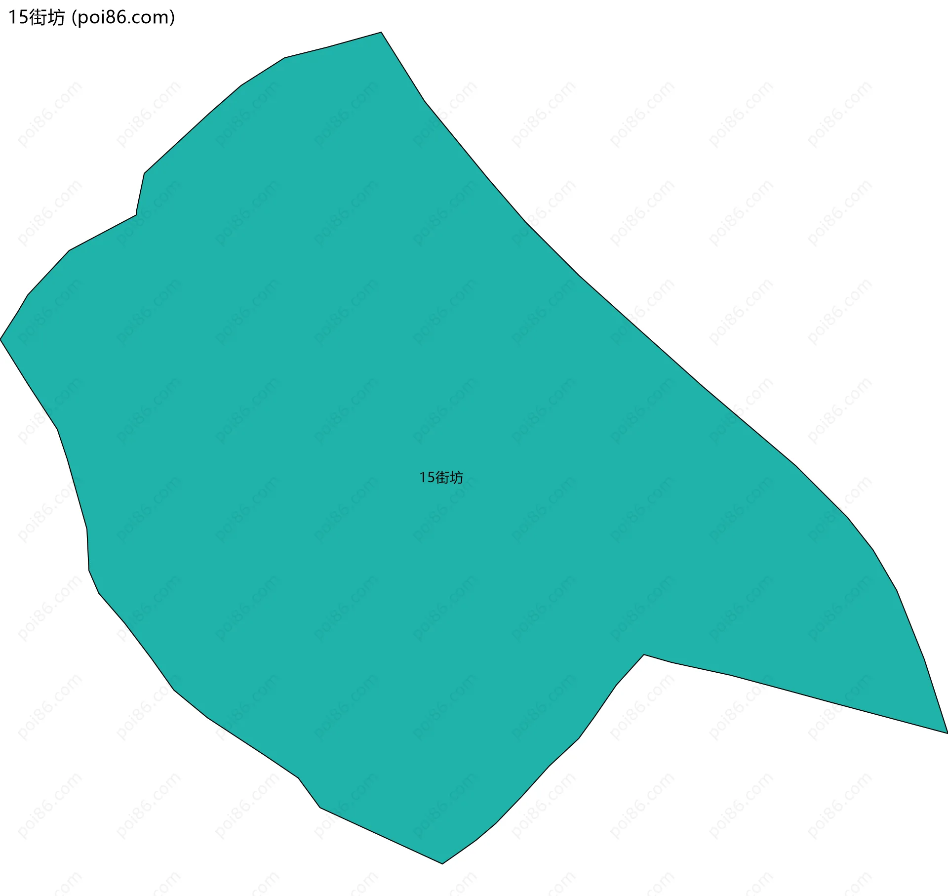 15街坊边界地图