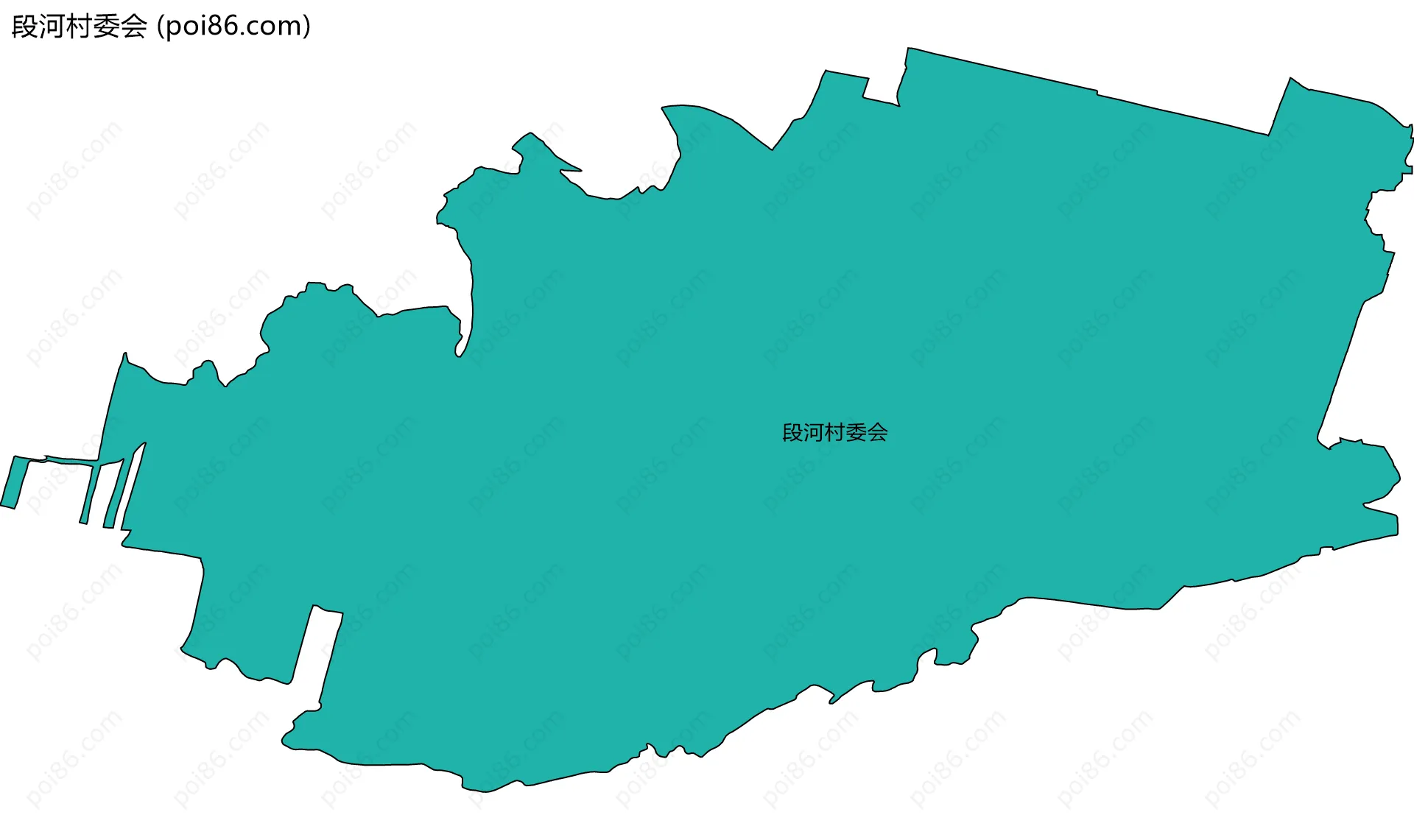 段河村委会边界地图