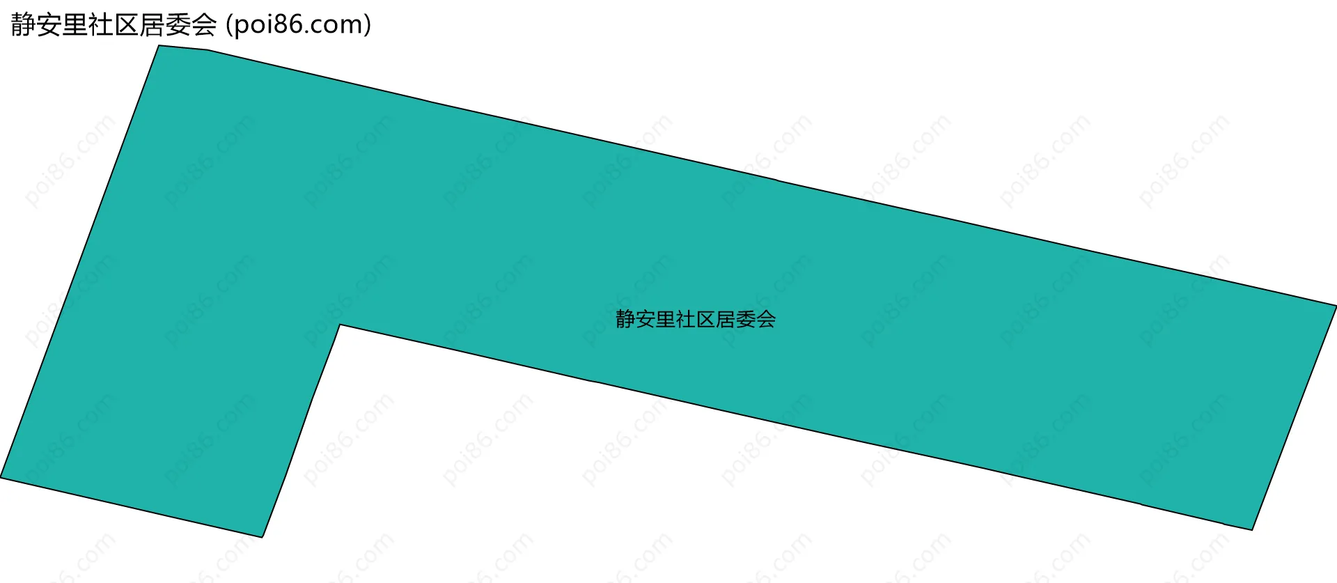 静安里社区居委会边界地图