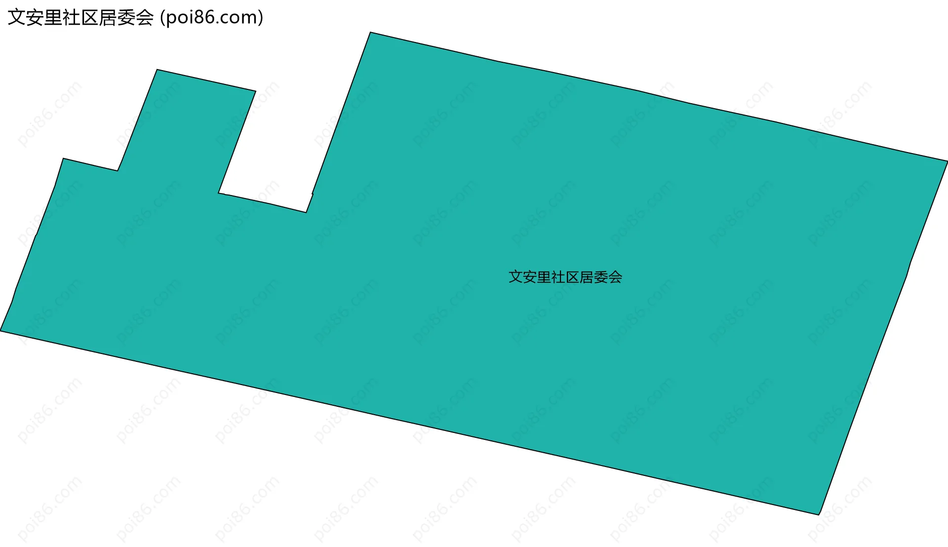 文安里社区居委会边界地图