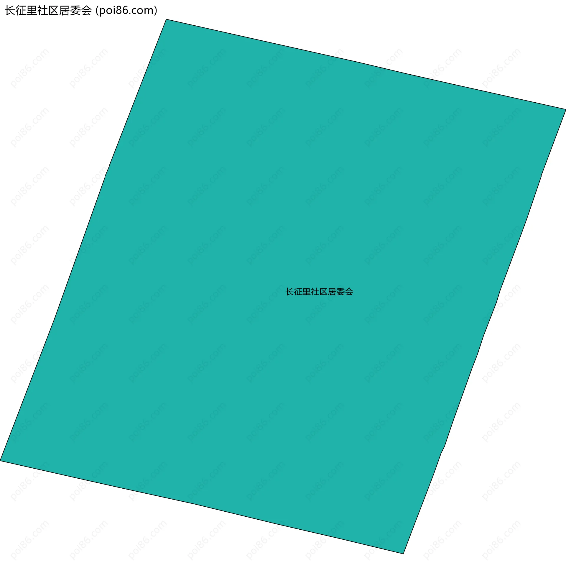 长征里社区居委会边界地图