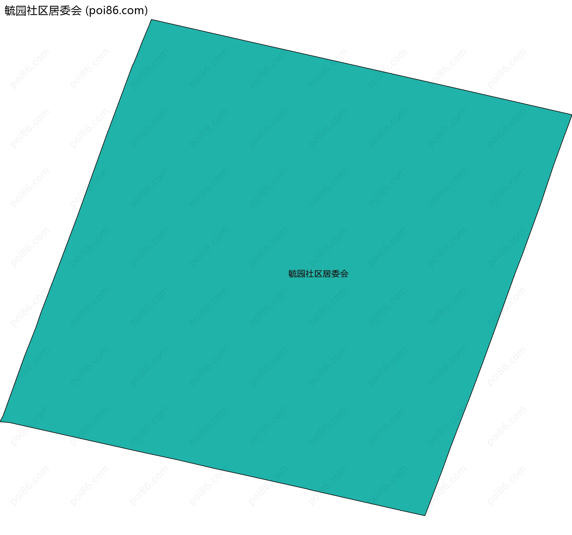 毓园社区居委会边界地图