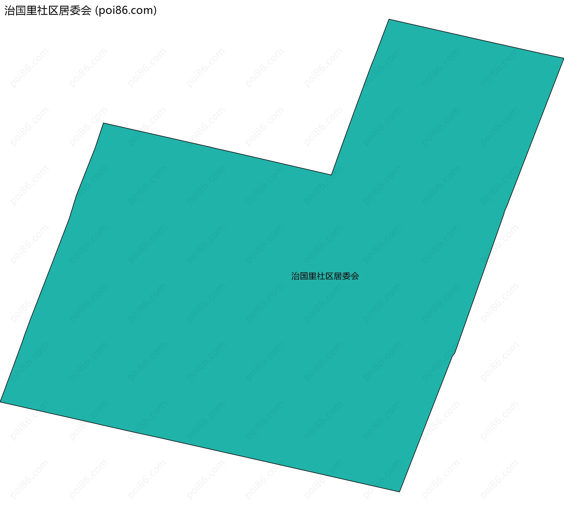 治国里社区居委会边界地图