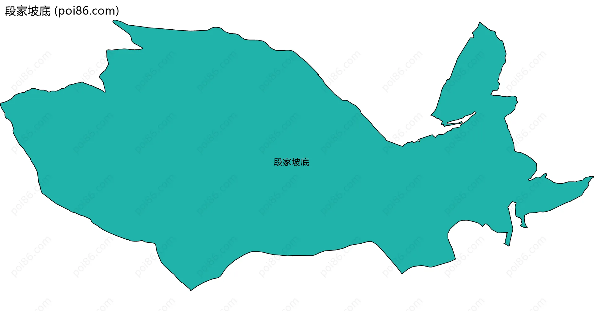 段家坡底边界地图