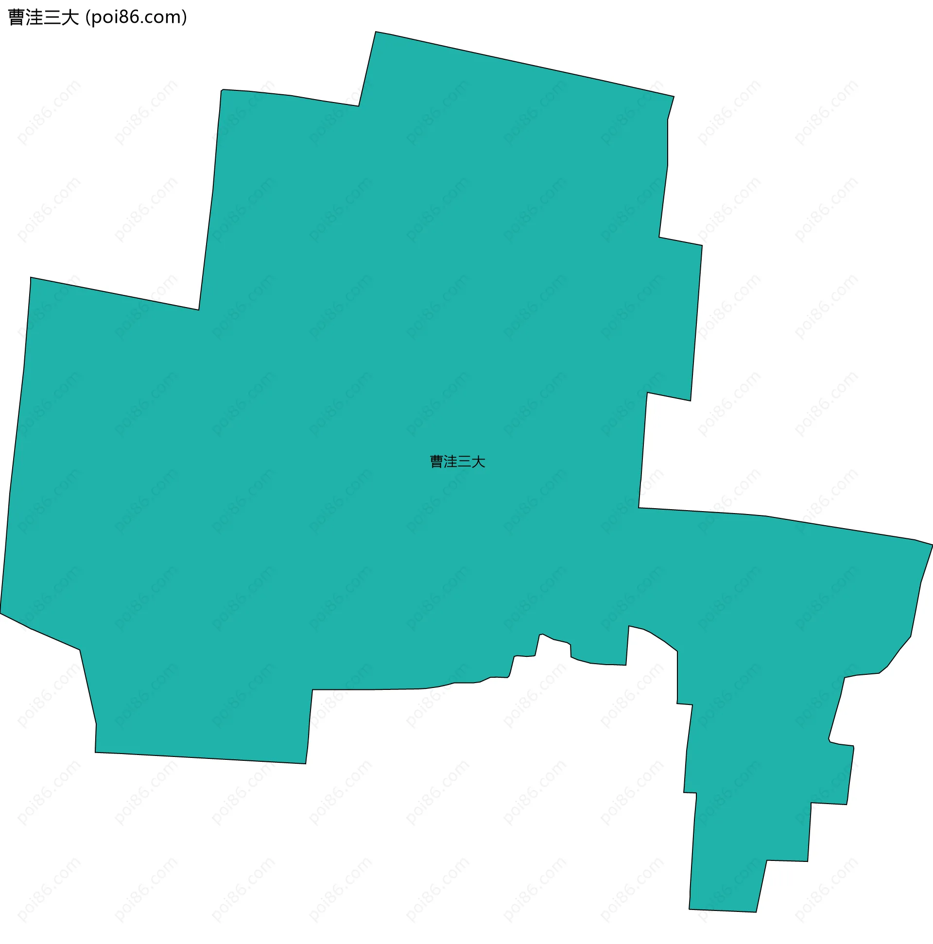 曹洼三大边界地图