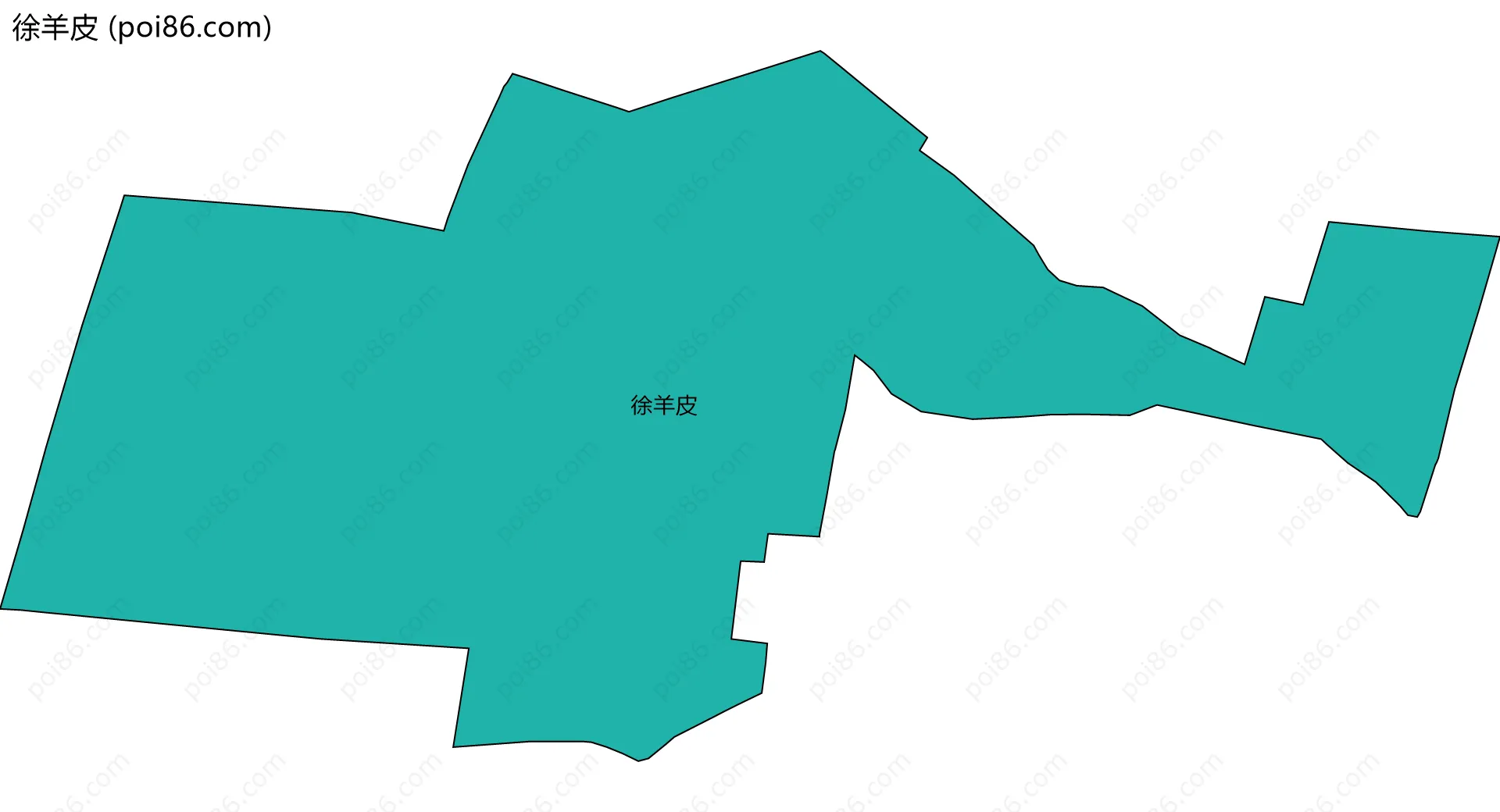 徐羊皮边界地图