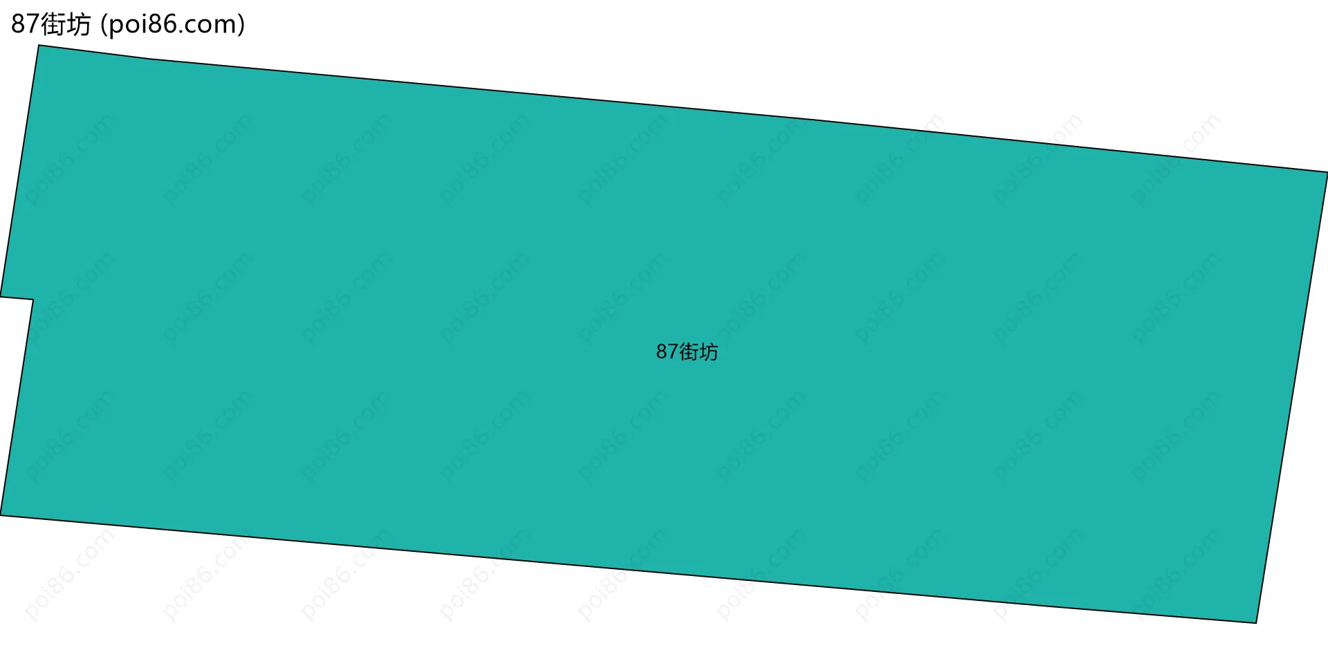 87街坊边界地图