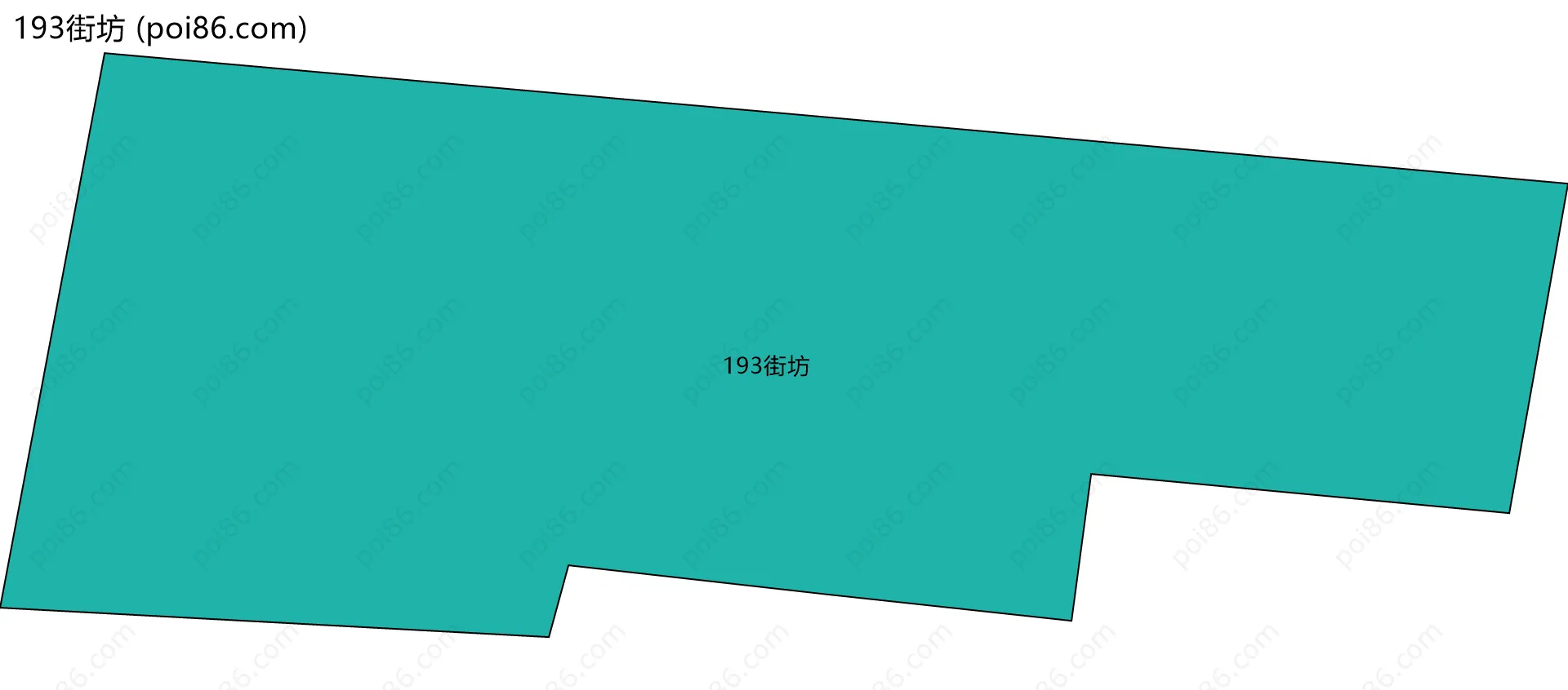 193街坊边界地图
