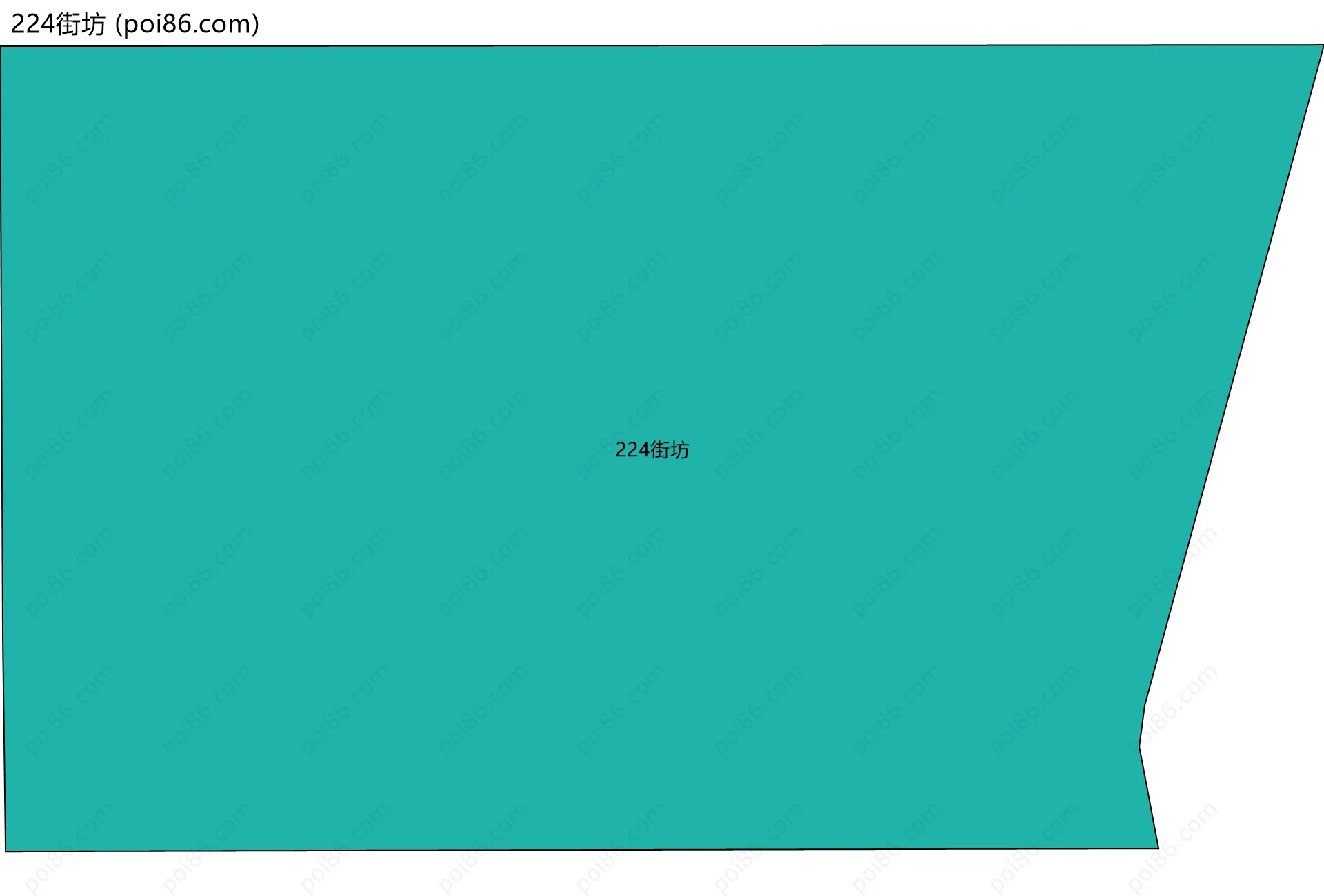 224街坊边界地图