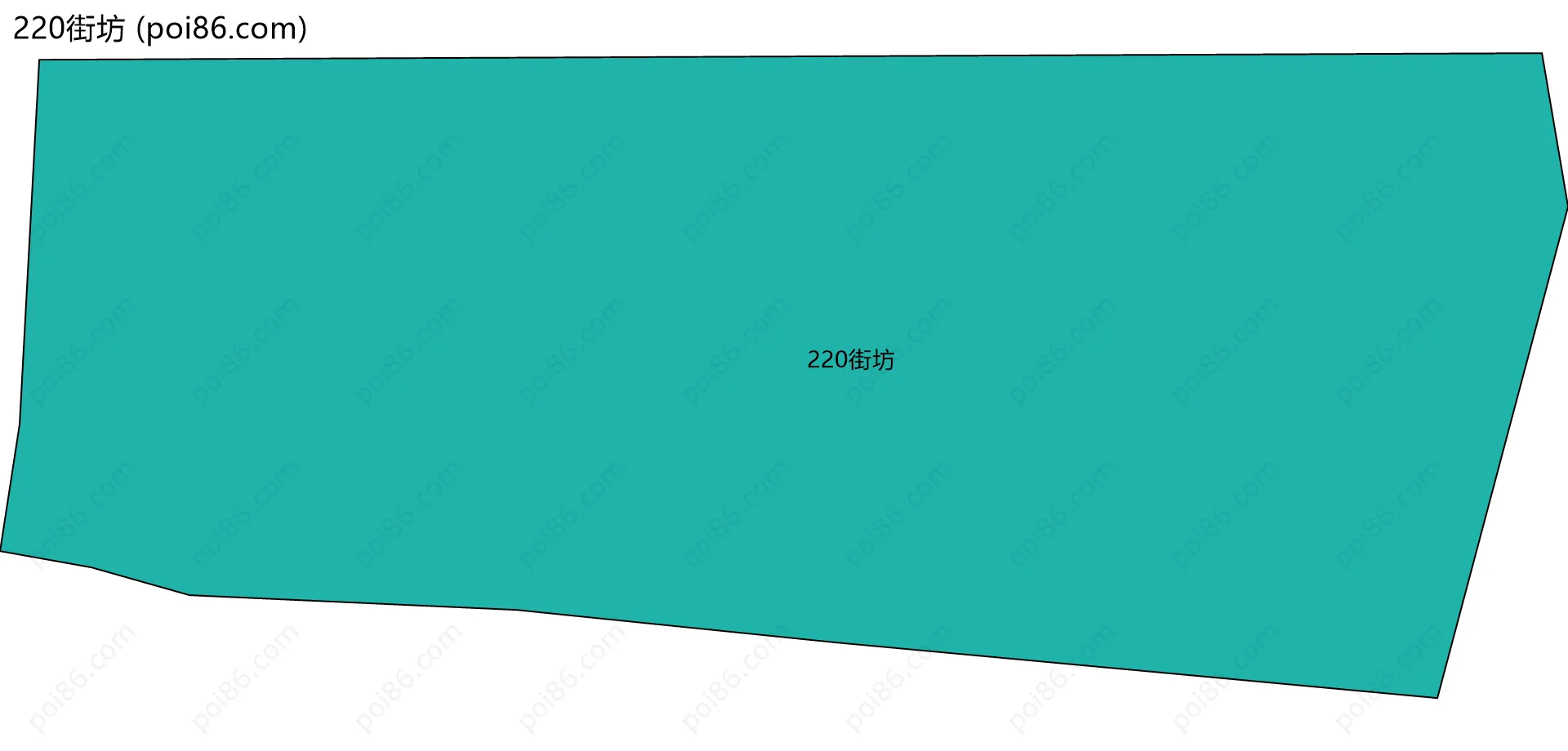 220街坊边界地图