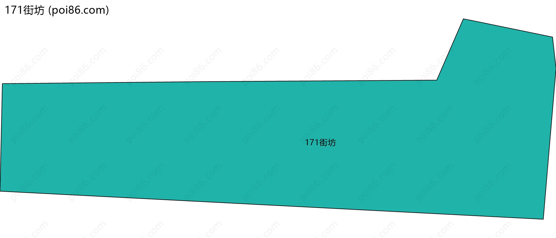 171街坊边界地图