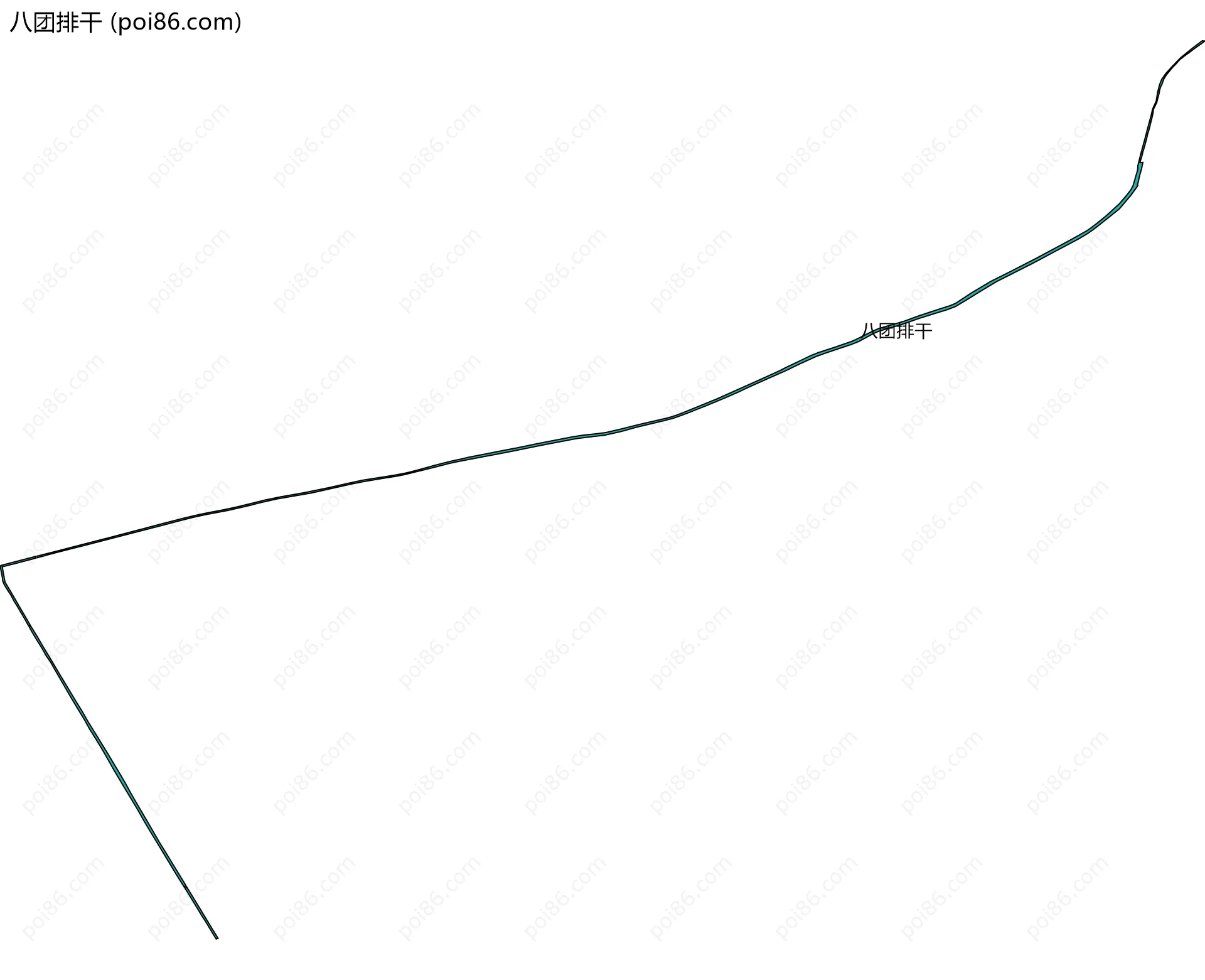 八团排干边界地图