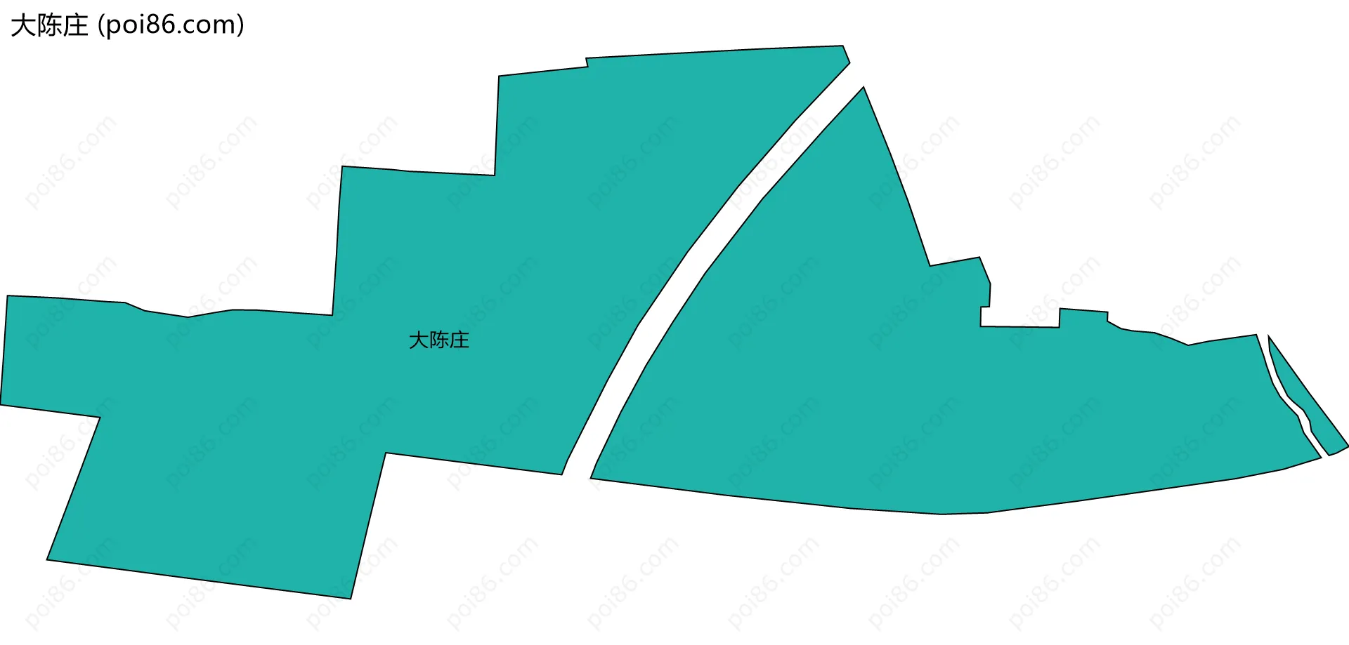 大陈庄边界地图
