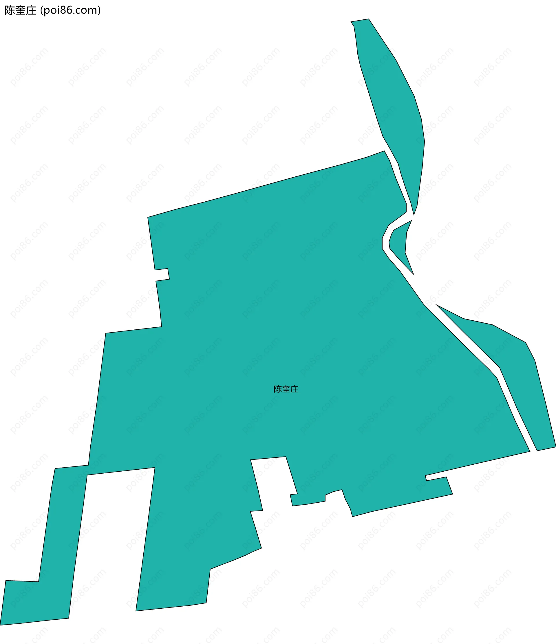 陈奎庄边界地图