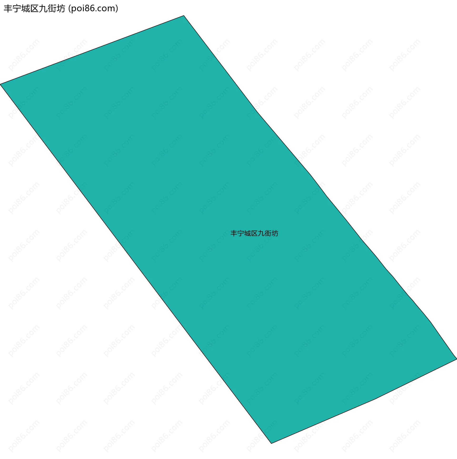 丰宁城区九街坊边界地图