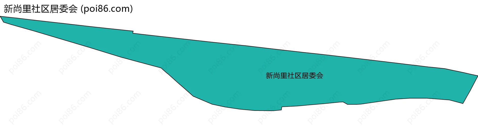 新尚里社区居委会边界地图