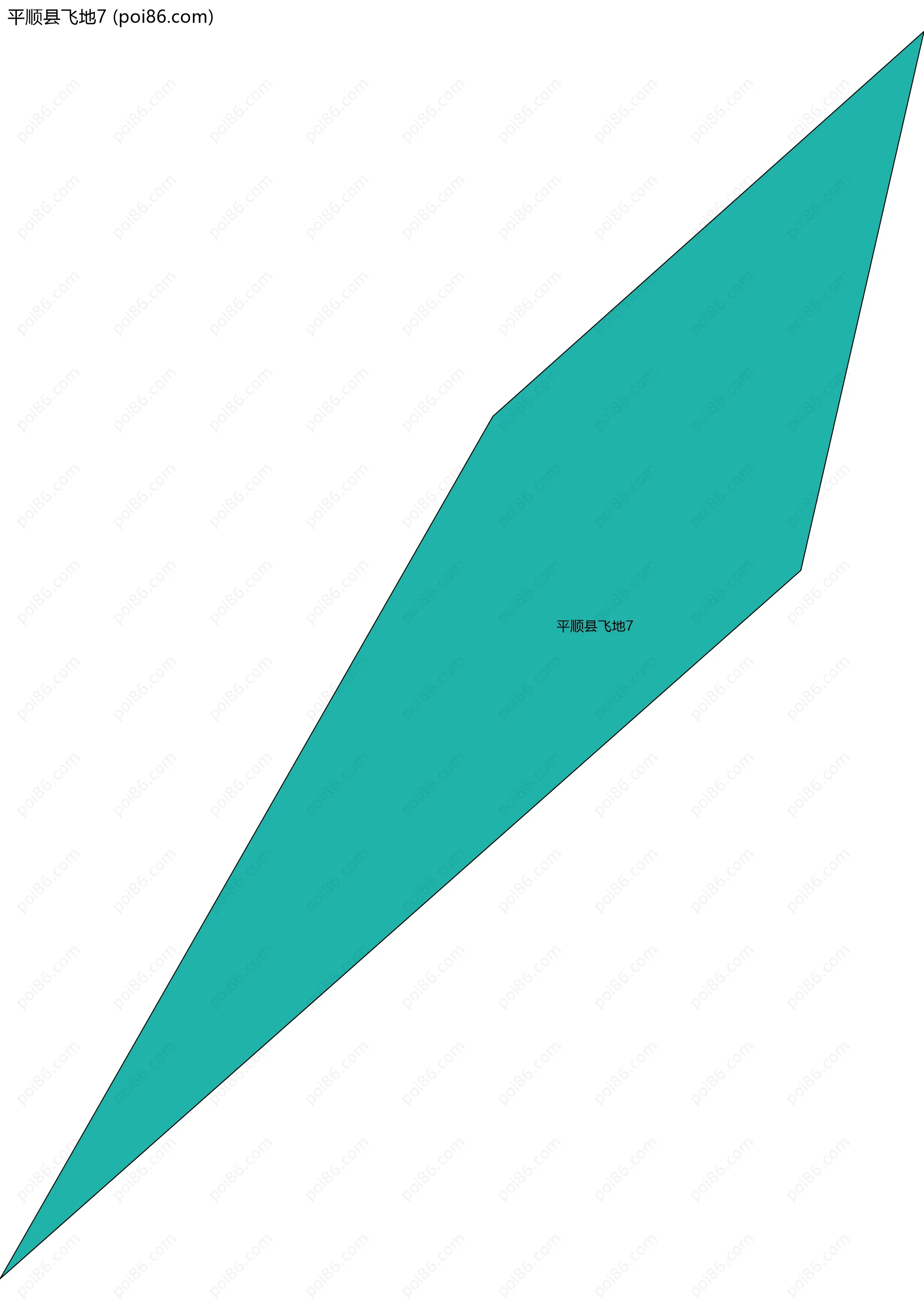 平顺县飞地7边界地图