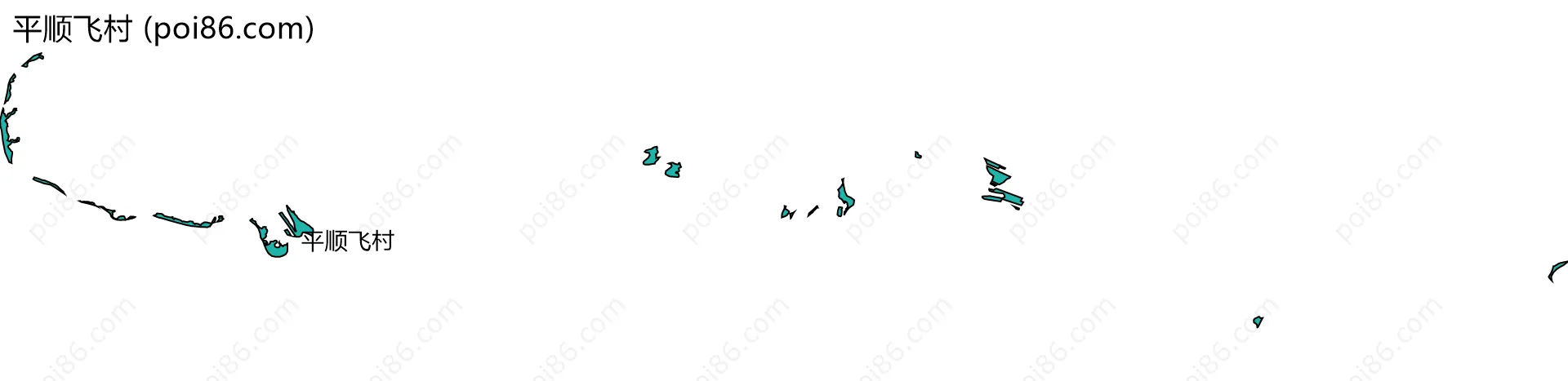 平顺飞村边界地图