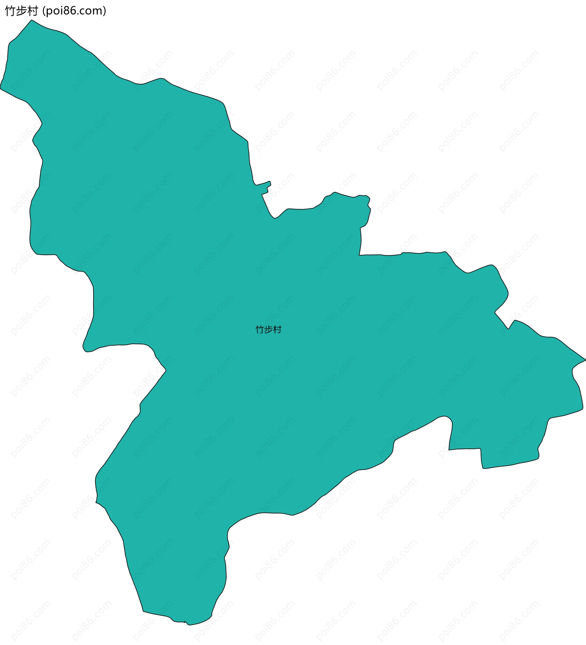 竹步村边界地图