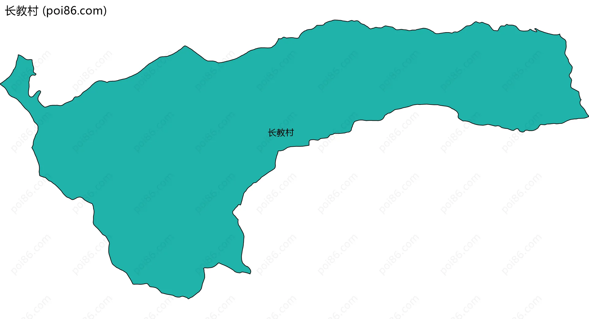 长教村边界地图